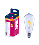 Miniatură Bec LED Ledvance (Osram)  LED Edison 40 Filament 3,4 W 2700 K Clear E27, 470 lm, 300°, transparent - imaginea 3