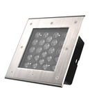 Corp de iluminat LED încastrat în sol Ledvance (Osram)  Inground Square 24 W 830 SYM45 BK, 1920 lm, 3000 K, IP67, 45°, negru LEDVANCE