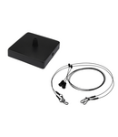 Panou LED LEDVANCE PANEL LOUVER SUSP KIT BK, negru LEDVANCE