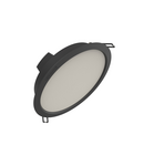 Downlight LED LEDVANCE DL IP44 DN DN 165 13 W 840 1495 lm BK, 4000 K, 100°, negru LEDVANCE