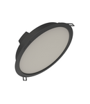 Downlight LED LEDVANCE DL IP44 DN DN 190 18 W 840 2070 lm BK, 4000 K, 100°, negru LEDVANCE