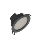Downlight LED LEDVANCE DL IP44 DN DN 90 4 W 830 440 lm BK, 3000 K, 100°, negru LEDVANCE