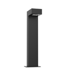Stâlp de iluminat LED Ledvance (Osram)  Bollard Rectangular 0.8m 12 W 830 Black, 1200 lm, 3000 K, IP66, 105°x50°, negru LEDVANCE