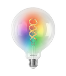 Miniatură Bec LED LEDVANCE SMART+ WiFi Filament Globe 40 Multicolour E27, 4,8 W, 470 lm, 6500 K, 320° - imaginea 3