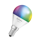 Bec LED LEDVANCE SMART WIFI P40 4,9 W 230V RGBW FR E14 SINGLE PACK, 470 lm, 6500 K, 180° LEDVANCE