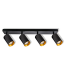 Bec LED Ledvance (Osram)  LED SPOT ETERNAL BLACK AND GOLD 4XGU10, 6 W, negru LEDVANCE
