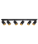 Bec LED Ledvance (Osram)  LED SPOT ETERNAL BLACK AND GOLD 6XGU10, 6 W, negru LEDVANCE