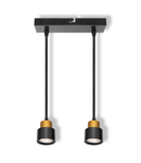 Bec LED Ledvance (Osram)  LED SPOT SECTORAL BLACK AND GOLD 2XGU10 PENDANT, 6 W, negru LEDVANCE
