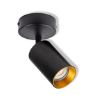 Bec LED Ledvance (Osram)  LED SPOT ETERNAL BLACK AND GOLD 1XGU10 ROUND, 6 W, negru LEDVANCE