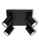 Bec LED Ledvance (Osram)  LED SPOT ELEMENTAL 4XGU10 PLATE BLACK, 6 W, negru LEDVANCE