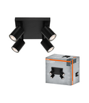 Miniatură Bec LED Ledvance (Osram)  LED SPOT ELEMENTAL 4XGU10 PLATE BLACK, 6 W, negru - imaginea 3