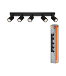 Miniatură Bec LED Ledvance (Osram)  LED SPOT ELEMENTAL 5XGU10 BLACK, 6 W, negru - imaginea 3