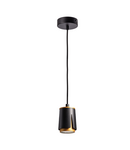 Bec LED Ledvance (Osram)  LED SPOT COLLAR BLACK AND GOLD 1XGU10 PENDANT, 6 W, negru LEDVANCE