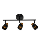 Bec LED Ledvance (Osram)  LED SPOT SECTORAL BLACK AND GOLD 3XGU10, 6 W, negru LEDVANCE