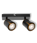 Bec LED Ledvance (Osram)  LED SPOT COLLAR BLACK AND GOLD 2XGU10, 6 W, negru LEDVANCE