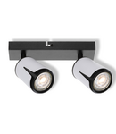 Bec LED Ledvance (Osram)  LED SPOT COLLAR WHITE AND BLACK 2XGU10, 6 W, alb LEDVANCE