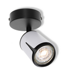 Bec LED Ledvance (Osram)  LED SPOT COLLAR WHITE AND BLACK 1XGU10 ROUND, 6 W, alb LEDVANCE