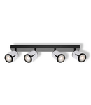 Bec LED Ledvance (Osram)  LED SPOT COLLAR WHITE AND BLACK 4XGU10, 6 W, alb LEDVANCE