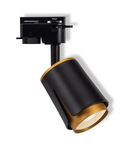 Bec LED spot LEDVANCE Spot 1-phase tracking system COLLAR GU10 BLACK AND GOLD, 6,00 W, negru LEDVANCE