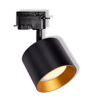 Spot LED LEDVANCE Spot 1-phase tracking system ETERNAL BLACK AND GOLD, 6,00 W, IP20, negru LEDVANCE