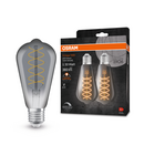 Miniatură Bec LED Ledvance (Osram)  Vintage 1906 Edison 30 Filament DIM 7,8 W 818 Smoke E27, 360 lm, 1800 K, 320°, dimabil - imaginea 3