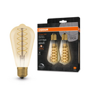 Miniatură Bec LED Ledvance (Osram)  Vintage 1906 Edison 37 Filament DIM 4,8 W 822 Gold E27, 420 lm, 2200 K, 320°, auriu, dimabil - imaginea 3