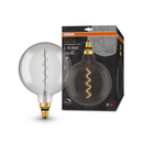 Miniatură Bec LED Ledvance (Osram)  Vintage 1906 Globe 200 16 Filament DIM 4,8 W 818 Smoke E27, 150 lm, 1800 K, 320°, dimabil - imaginea 3