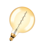 Bec LED Ledvance (Osram)  Vintage 1906 Globe 200 33 Filament DIM 4,8 W 822 Gold E27, 400 lm, 2200 K, 320°, auriu, dimabil LEDVANCE