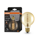 Miniatură Bec LED Ledvance (Osram)  Vintage 1906 Globe 95 48 Filament DIM 7 W 822 Gold E27, 600 lm, 2200 K, 320°, auriu, dimabil - imaginea 3