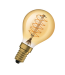 Bec LED Ledvance (Osram)  Vintage 1906 Classic P 25 Filament DIM 3,4 W 822 Gold E14, 250 lm, 2200 K, 320°, auriu, dimabil LEDVANCE