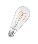Bec LED Ledvance (Osram)  Vintage 1906 Edison 60 Heart Filament DIM 7,2 W 927 Clear E27, 806 lm, 2700 K, 300°, transparent, dimabil LEDVANCE