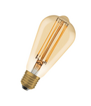 Bec LED Ledvance (Osram)  Vintage 1906 Edison 40 Filament DIM 5,8 W 822 Gold E27, 470 lm, 2200 K, 320°, auriu, dimabil LEDVANCE
