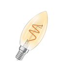 Miniatură Bec LED Ledvance (Osram)  Vintage 1906 Classic B 28 Spiral Filament DIM 3,5 W 922 Gold E14, 300 lm, 2200 K, 300°, auriu, dimabil - imaginea 3