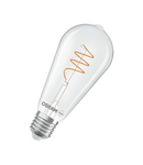 Bec LED Ledvance (Osram)  Vintage 1906 Edison 40 Spiral Filament 3,4 W 827 Clear E27, 470 lm, 2700 K, 300°, transparent LEDVANCE