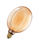 Bec LED Ledvance (Osram)  Vintage 1906 Globe 183 Filament O Lamp DIM 4 W 818 Gold E27, 220 lm, 1800 K, 330°, auriu, dimabil LEDVANCE
