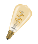 Bec LED Ledvance (Osram)  Vintage 1906 Edison Spiral Filament DIM 2,8 W 822 Gold E14, 250 lm, 2200 K, 320°, auriu, dimabil LEDVANCE