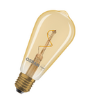 Bec LED Ledvance (Osram)  Vintage 1906 Edison Spiral Filament 1,8 W 822 Gold E27, 30 lm, 2200 K, 320°, auriu LEDVANCE