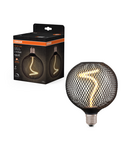 Miniatură Corp de iluminat LED decorativ Ledvance (Osram)  1906 DECOR LED SPIRAL FILAMENT GLOBE 125 14 BLACK DIM 3,5 W 818 E27, 130 lm, 1800 K, IP20, 320°, negru, dimabil - imaginea 3