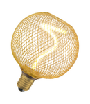 Corp de iluminat LED decorativ Ledvance (Osram)  1906 DECOR LED SPIRAL FILAMENT GLOBE 125 18 GOLD DIM 3,5 W 818 E27, 170 lm, 1800 K, IP20, 320°, auriu, dimabil LEDVANCE