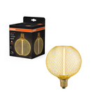 Miniatură Corp de iluminat LED decorativ Ledvance (Osram)  1906 DECOR LED STRAW FILAMENT GLOBE 125 16 GOLD DIM 3,5 W 818 E27, 150 lm, 1800 K, IP20, 320°, auriu, dimabil - imaginea 3