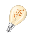 Miniatură Bec LED Ledvance (Osram)  Vintage 1906 Classic P 40 Spiral Filament DIM 4,9 W 922 Gold E14, 470 lm, 2200 K, 300°, auriu, dimabil - imaginea 3