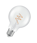 Miniatură Bec LED Ledvance (Osram)  Vintage 1906 Globe 80 40 Spiral Filament DIM 4,6 W 927 Clear E27, 470 lm, 2700 K, 300°, transparent, dimabil - imaginea 3