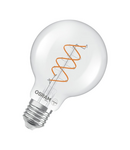 Bec LED Ledvance (Osram)  Vintage 1906 Globe 80 60 Spiral Filament DIM 7,2 W 927 Clear E27, 806 lm, 2700 K, 300°, transparent, dimabil LEDVANCE