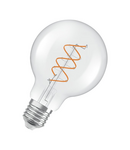 Miniatură Bec LED Ledvance (Osram)  Vintage 1906 Globe 80 60 Spiral Filament DIM 7,2 W 927 Clear E27, 806 lm, 2700 K, 300°, transparent, dimabil - imaginea 3