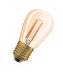 Bec LED Ledvance (Osram)  Vintage 1906 Mini Edison ST 45 33 Filament DIM 4,8 W 822 Gold E27, 360 lm, 2200 K, 320°, auriu, dimabil LEDVANCE