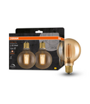 Miniatură Bec LED Ledvance (Osram)  Vintage 1906 Globe 95 55 Filament DIM 6,5 W 824 Gold E27, 725 lm, 2400 K, 300°, auriu, dimabil - imaginea 3
