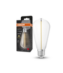 Miniatură Bec LED Ledvance (Osram)  Vintage 1906 Edison 16 Filament Magnetic 2,2 W 827 Clear E27, 150 lm, 2700 K, 320°, transparent - imaginea 3