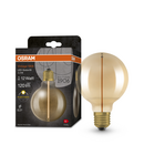 Miniatură Bec LED Ledvance (Osram)  Vintage 1906 Globe 95 12 Filament Magnetic 2,2 W 827 Gold E27, 120 lm, 2700 K, 320°, auriu - imaginea 3