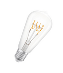 Bec LED Ledvance (Osram)  Vintage 1906 Edison 40 Filament DIM 4,8 W 827 Clear E27, 470 lm, 2700 K, 320°, transparent, dimabil LEDVANCE