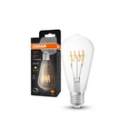 Miniatură Bec LED Ledvance (Osram)  Vintage 1906 Edison 40 Filament DIM 4,8 W 827 Clear E27, 470 lm, 2700 K, 320°, transparent, dimabil - imaginea 3